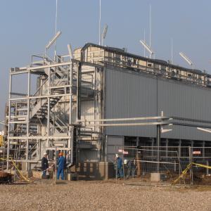 Construction of cooling towers at Isomerization and Cogeneration units